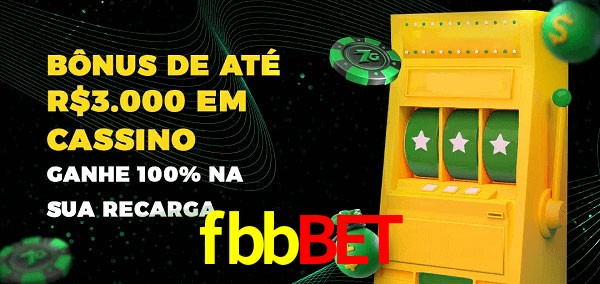 fbbbet melhor bônus de depósito