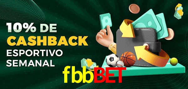 10% de bônus de cashback na fbbbet